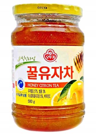 Herbata z cytryną yuzu miodem 500g - Ottogi zdjęcie 3