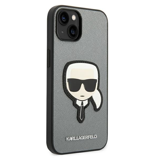 Etui Karl Lagerfeld do iPhone 15 Plus, iPhone 14 Plus, Srebrny zdjęcie 4