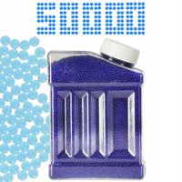 KULKI ŻELOWE 50000 szt. 7-8mm do Karabin Pistolet Niebieskie