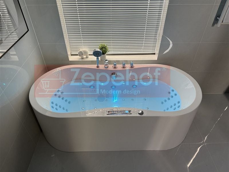PIĘKNA OWALNA WANNA Z HYDROMASAŻEM 170X80 z 1 ODLEW GRZAŁKA zdjęcie 37