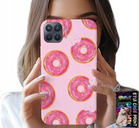 ETUI DO OPPO RENO 4 LITE - WZÓR Z PĄCZKAMI DONATAMI POLEWĄ CUKROWĄ