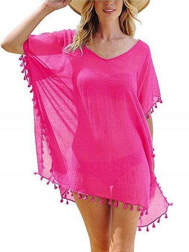 PAREO LETNIA TUNIKA SUKIENKA PLAŻOWA KOLORY SZYFON na Arena.pl