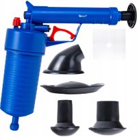 Pistolet do udrażniania rur 3,5 bara 4 końcówki GEKO G73163
