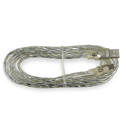 kabel USB2.0 A-Mini 5pin transparent 1,8m na Arena.pl