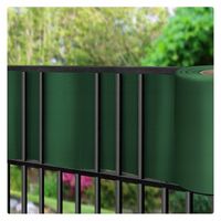 Taśma ogrodzeniowa ZIELONA 19cm x 35m mocna osłona ogrodzenie panelowe + UV