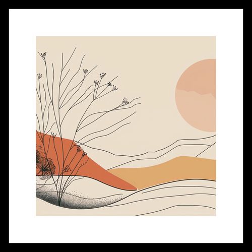 Plakat 30x30cm Pustynna Wydma na Arena.pl