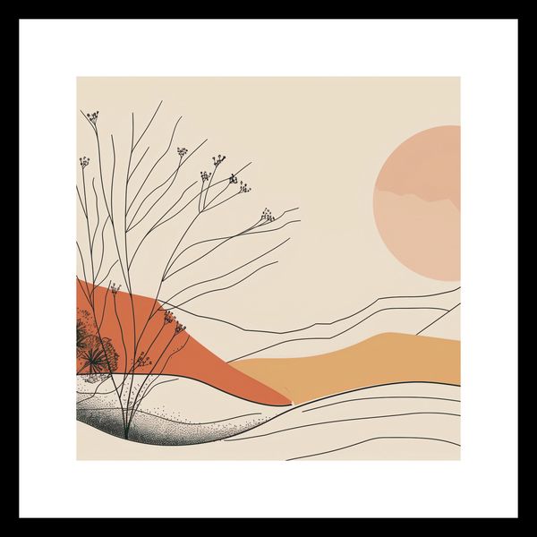 Plakat 30x30cm Pustynna Wydma zdjęcie 3