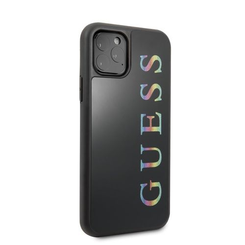 Guess Double Layer Glitter Case Logo Multicolor - Etui iPhone 11 Pro (Black/Multicolor) na Arena.pl