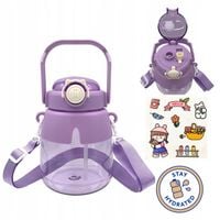 Butelka na wodę bidon sportowy do szkoły 1L 1000 ml dla dzieci na podwórko