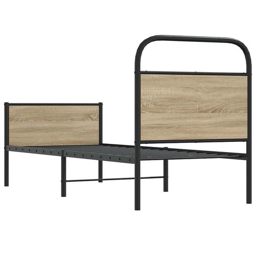 Łóżko bez materaca, 80x200 cm, dąb sonoma na Arena.pl