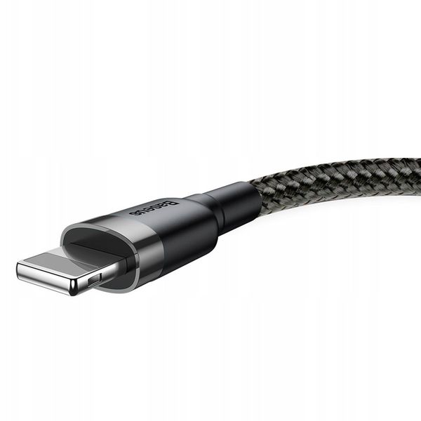 BASEUS KABEL USB LIGHTNING DO IPHONE 2.4A MOCNY W OPLOCIE 0,5M zdjęcie 4