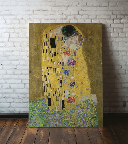 Obraz na płótnie gustav klimt kiss 50x70 cm na Arena.pl