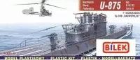 Model niemieckiego okrętu podwodnego U-875, 1:400