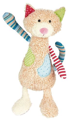 SIGIKID Kremowy kot 30 cm Patchwork Sweety na Arena.pl