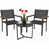 MEBLE OGRODOWE ZESTAW komplet na taras ogród balkon STÓŁ 2 krzesła stolik