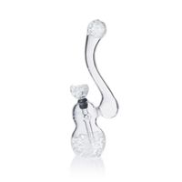bubbler szklany artystyczny "chmury" 19 cm mix kolor