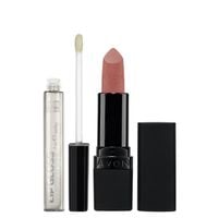 Avon Zestaw Szminka Nude Suede + Błyszczyk Clear