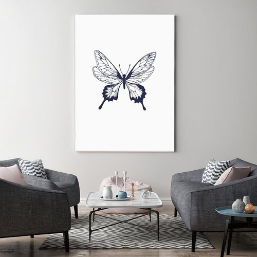 Deco Panel, Narysowany motyl 60x90 na Arena.pl