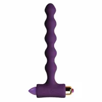rocks-off petite sensations pearls purple - wibrujące koraliki silikonowe