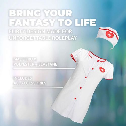 Nurse Costume - S/M - White na Arena.pl