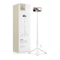selfie stick tech-protect l09s z tripodem - biały