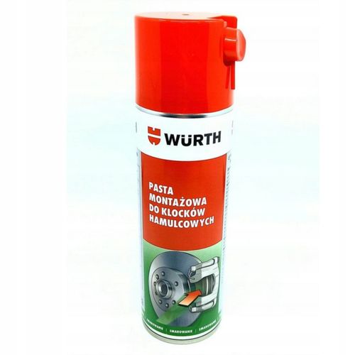 Smar Pasta Do Klocków Hamulcowych WURTH Spray Lube Z Aplikatorem 300 ml na Arena.pl