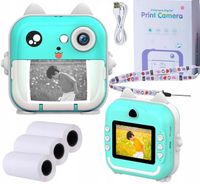 APARAT NATYCHMIASTOWY DRUKUŚ DLA DZIECI DRUKARKA TERMICZNA KAMERA + ROLKI