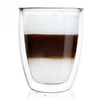 szklanka termiczna 330ml z podwójną scianką do kawy