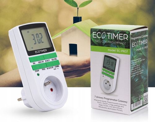 PROGRAMATOR CZASOWY WŁĄCZNIK WYŁĄCZNIK TIMER CYFROWY LCD - Polskie Menu na Arena.pl