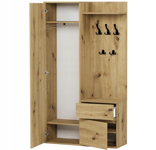 Garderoba szafa lustro wieszak szafka na buty artisan V-5 Producent na Arena.pl