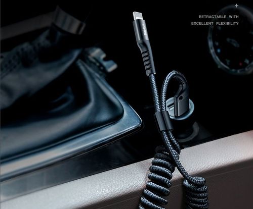 Kabel Sprężynowy Baseus Spring Lightning MFI 1m DO iPhone Ładowanie na Arena.pl