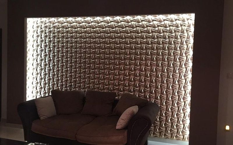 Dekoracyjne Panele Ścienne 60x60 - KOKARDA zdjęcie 2