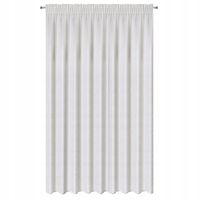 Firana gotowa na taśmie SIBEL 300x250 Eurofirany biało/szampańska