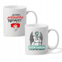 Kubek z nadrukiem PREZENT dla PIELĘGNIARKI