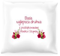 Poduszka personalizowana -  Podziękowania dla druhny #06