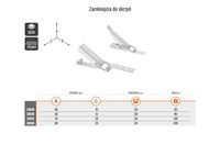 ZAMKNIĘCIE. DO SKRZYŃ 12*50 - LB ZSK50