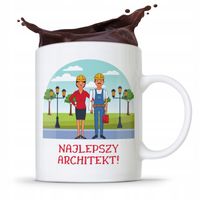 Kubek Architekta Projektanta Najlepszy Architekt Z Nadrukiem Ze Zdjęciem