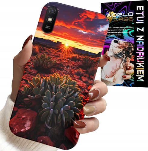 ETUI DO XIAOMI REDMI 9A - MEKSYKAŃSKA PUSTYNIA WIDOKI CASE + SZKŁO na Arena.pl