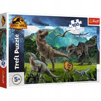PUZZLE 100 UKŁADANKA JURASSIC WORLD DINOZAURY PARK JURAJSKI 5+ TREFL