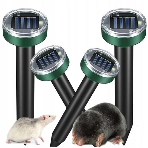 4x SILNY ODSTRASZACZ SOLARNY KRETÓW NORNIC GRYZONI NA KRETY NORNICE na Arena.pl