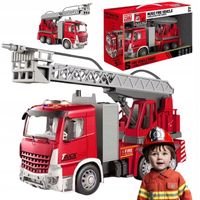 WÓZ STRAŻACKI STRAŻ POŻARNA ZABAWKA POJAZD STRAŻY POŻARNEJ DŹWIĘK + ŚWIATŁA