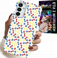 ETUI DO SAMSUNG GALAXY M13 4G - ŁAPKI KOŚCI PIES PATROL BAJKI + SZKŁO
