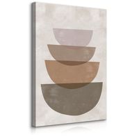 Obraz Canvas Do Salonu Betonowe Misy Styl Boho Abstrakcja 60cm x 90cm