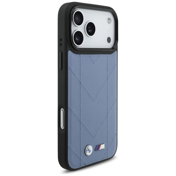 Etui BMW M Quilted Logo MagSafe do iPhone 17 Pro Max niebieski zdjęcie 4