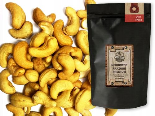 NERKOWCE PRAŻONE NIESOLONE 1 KG ORZECHY NERKOWCA na Arena.pl