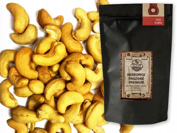 NERKOWCE PRAŻONE NIESOLONE 1 KG ORZECHY NERKOWCA zdjęcie 1