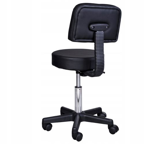 hoker z oparciem - czarny na Arena.pl