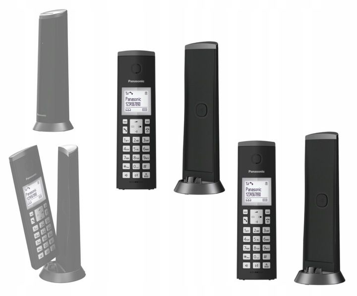 PANASONIC KX TGK 210 TELEFON DECT 2 SŁUCHAWKI zdjęcie 1