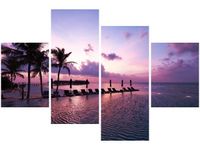 OBRAZ MAGICZNY ZACHÓD SŁOŃCA MALEDIWACH