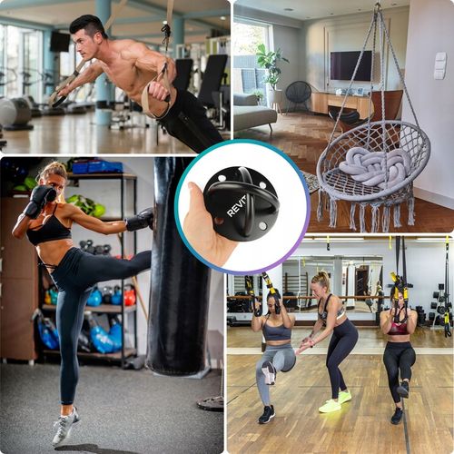 MOCOWANIE SUFITOWE STALOWY UCHWYT HAK DO MONTAŻU PASÓW TRX HUŚTAWKI WORKA na Arena.pl